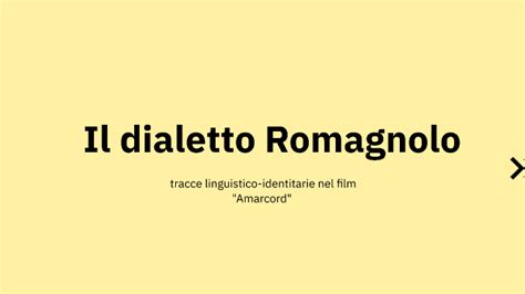 Il Dialetto Romagnolo By Laura Cafasso