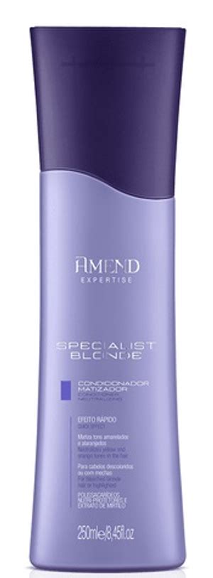 Condicionador Amend Matizador Specialist Blonde 250ml CallFarma