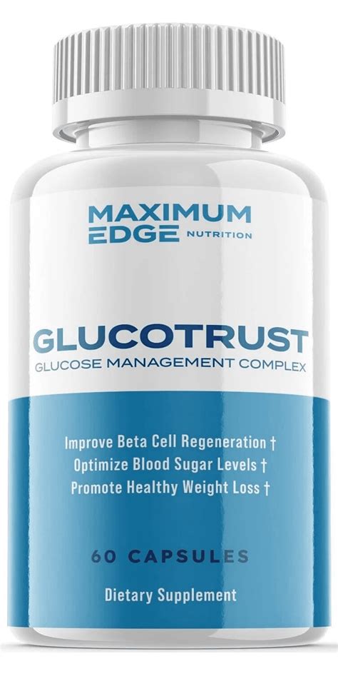 Glucotrust Capsules Blood Sugar Support Supplement Capsules