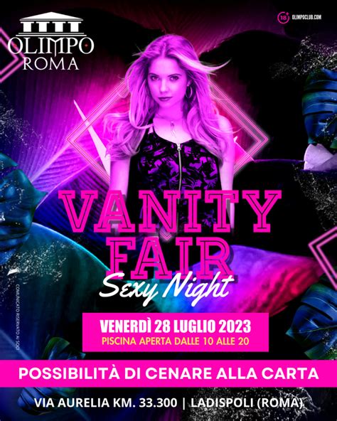 VANITY FAIR SEXY NIGHT Olimpo Club Privé Roma Scambio Coppie