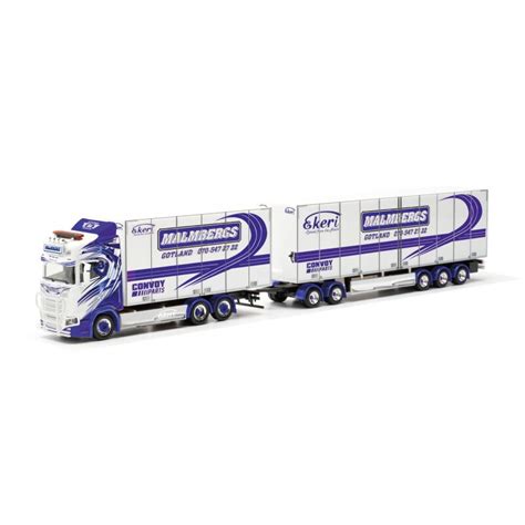 Herpa Scania Cs Hd Schwedenkombi Malmbergs Akeri S