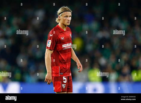 Kasper Dolberg Of Sevilla Fc During The La Liga Match Between Real