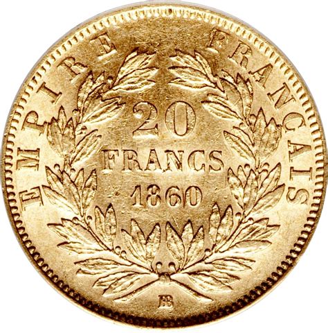 20 francs Napoléon III Tête nue France Numista