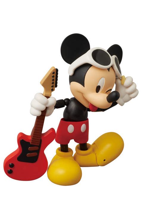 Medicom Maf 54 Miracle Action Figure Disney Mickey Mouse Grunge Rock Version Plaza Japan