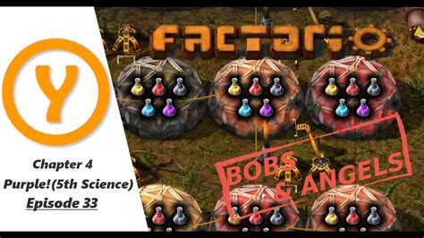 Factorio Bobs and Angels - Purple! (5th Science) - Land Edition Episode ...