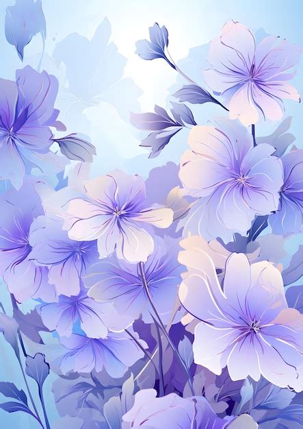 Premium AI Image | a bouquet of flowers with the words spring in blue ...