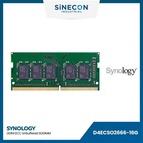 Synology D Ecso G Gb Ddr Ecc Unbuffered Sodimm