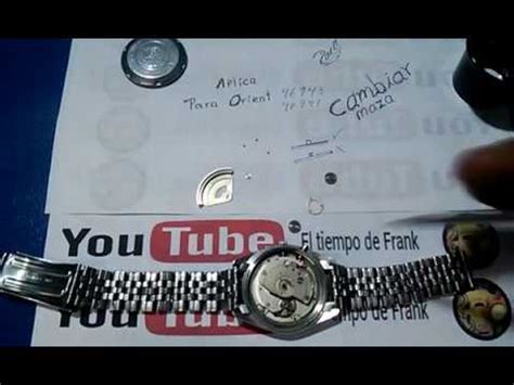 Tutorial Como Reparar El Reloj Orioent Del Automatico Youtube