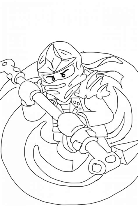 Ninjago Coloring Pages Kai - Coloring Home