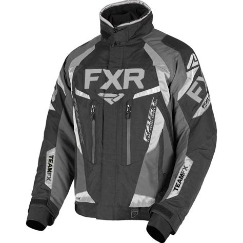 Fxr Team Fx Jacket Black Char Ti Fxr Mens Snowmobile Jackets At Bob S