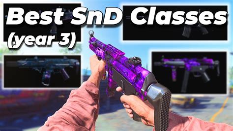 BEST SnD CLASS SETUPS TO USE In MODERN WARFARE YEAR 3 Best Class Setup