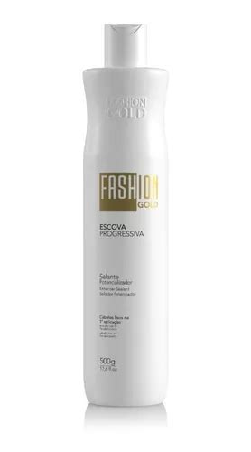 Escova Progressiva Fashion Gold G Original Parcelamento Sem Juros