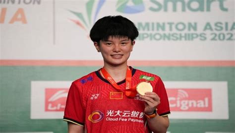 Asia Badminton Championships Unseeded Wang Zhiyi Stuns Akane Yamaguchi