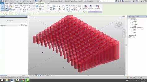 Revit Adaptive Component Reactor Application 03 YouTube