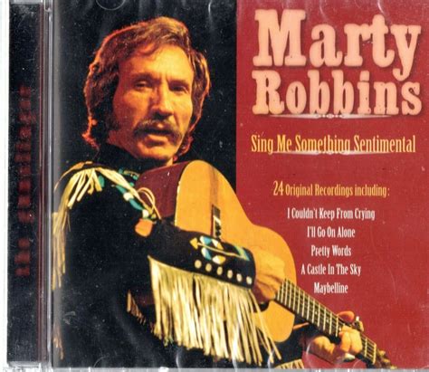 Marty Robbins Cd Album Country Music Sing Me Something Sentimental