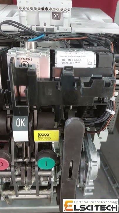 Inside Of Siemens Sentron 3wl Air Circuit Breaker Acb Youtube