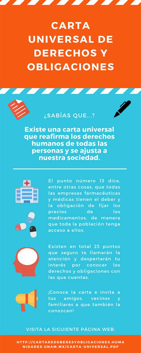 Conoce La Carta Universal De Derechos Y Obligaciones De Las Personas