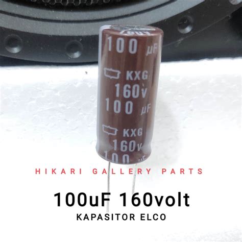 KAPASITOR ELCO 100uF 160Volt Elko 100uF 160V Lazada Indonesia