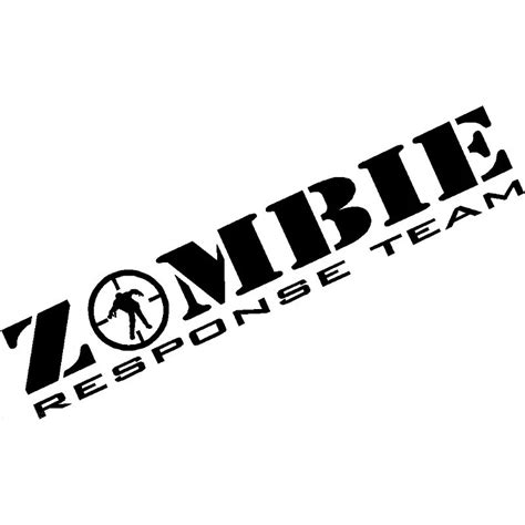 Cm Cm Zombie Response Team Decal Zombie Apocalypse Vehicle Car