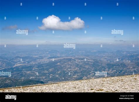 mont ventoux summit north Stock Photo - Alamy