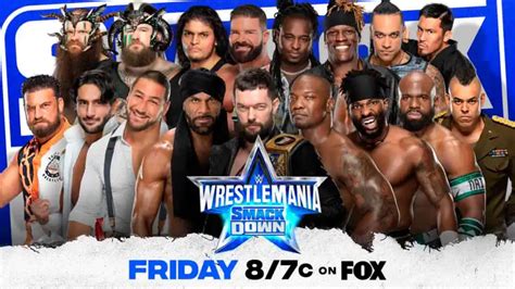 Wwe Wrestlemania Smackdown En Vivo 1 De Abril Del 2022