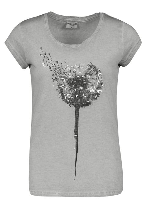 FRESH MADE Damen T Shirt Mit Pailletten FASHION5