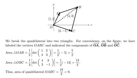 Area Of A Quadrilateral