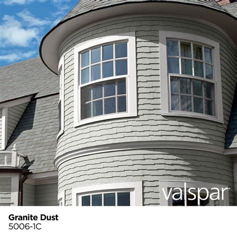 Valspar Seasonplus Flat Granite Dust 5006 1c Latex Exterior Paint Primer 5 Gallon At