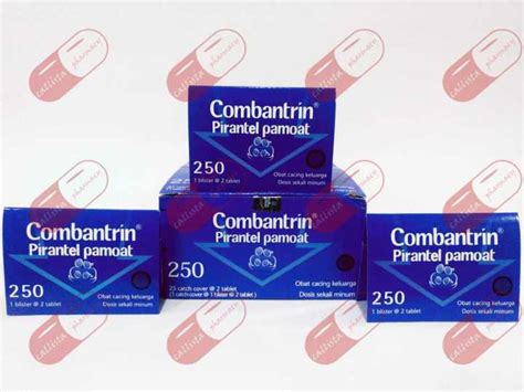 Combantrin 250 Mg Strip 2 Tablet Obat Cacing Untuk Anak Dan Dewasa