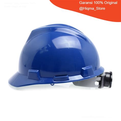 Jual Krisbow Brim Helm Keselamatan Kerja Hdpe Biru Shopee Indonesia