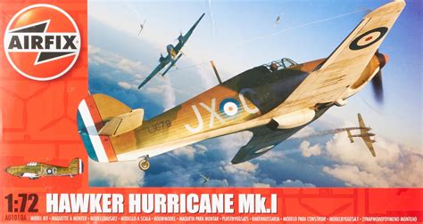 Airfix Hawker Hurricane Mk I 172 Wwii Military Aviation Plastic Model