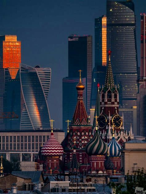 Moscow Russia Красивые места Таинственные места Небоскребы