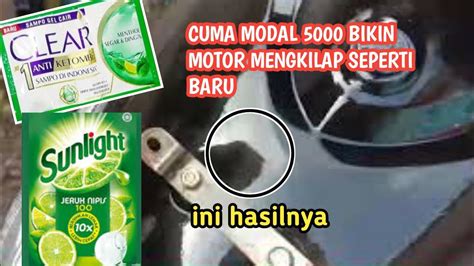 Tutorial Cara Mengkilapkan Body Motor Hitam Doff Youtube