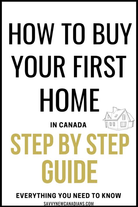 How To Buy A House In Canada As A First Time Home Buyer