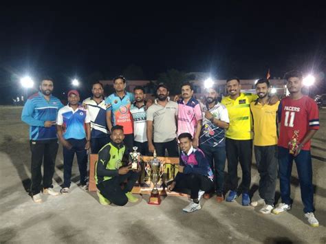 Night Cricket Tournament In Vasudev वासुदेव में नाइट क्रिकेट