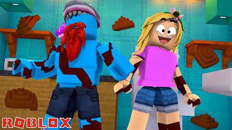 Little Kelly And Sharky Turn Into Poo Sharky Roblox Youtube