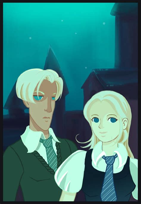 Draco and Luna by GaspardART on DeviantArt