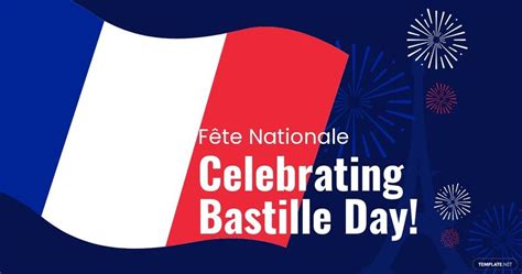 Free Bastille Day Celebration Poster Illustrator Word Apple Pages