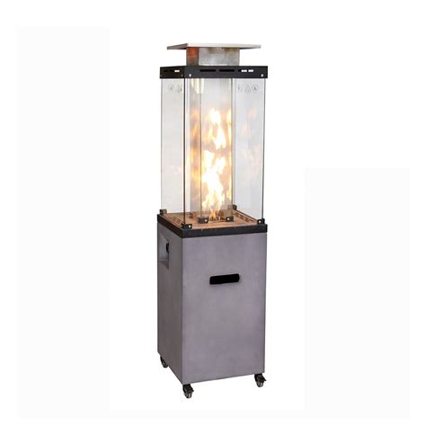 Afterglow 41 000 BTU Propane Standing Patio Heater Reviews Wayfair