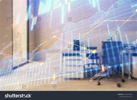 Stock Market Chart Trading Desk Bank Stock Photo (Edit Now) 1563416725