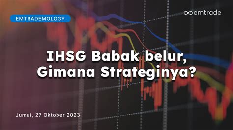 Emtrademology IHSG Babak Belur Gimana Strateginya YouTube