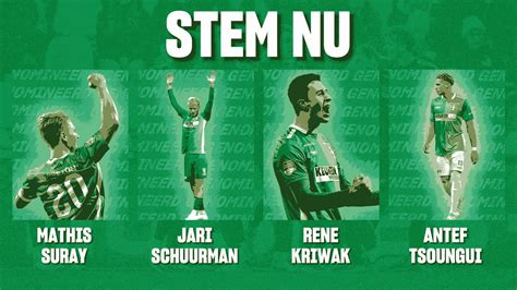 Stem Op Jouw Speler Van Het Jaar Fc Dordrecht