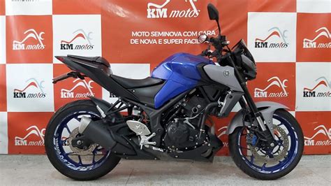 Yamaha Mt Abs Azul Km Motos Sua Loja De Motos Semi Novas