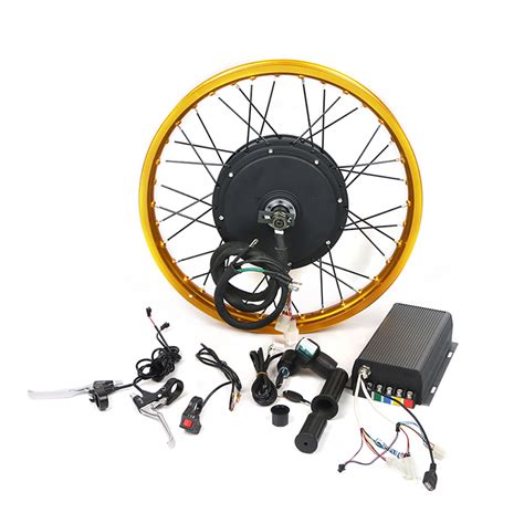 Usa Warehouse 150mm Dropout 60 72v 3000w Electric Motocycle Rear Wheel Kit With Color Display