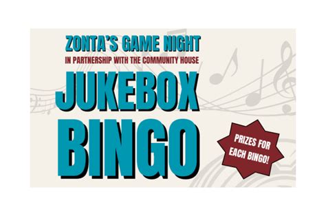 Zontas Jukebox Bingo Sanibel Community Association The Community House