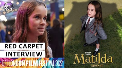 Roald Dahls Matilda The Musical World Premiere Interviews Alisha