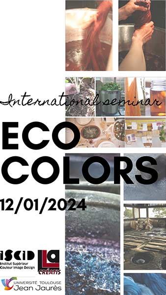 Séminaire Internationale Eco colors COLOR THE LIFE