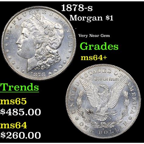 1878 S Morgan Dollar 1 Grades Choice Unc