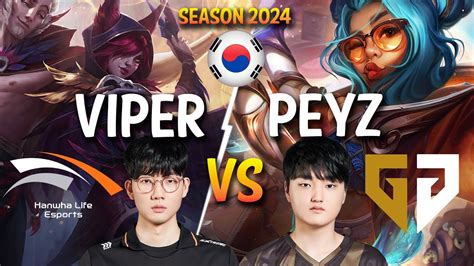 HLE Viper Vs GEN Peyz Viper XAYAH Vs Peyz ZERI ADC Patch 14 7 KR