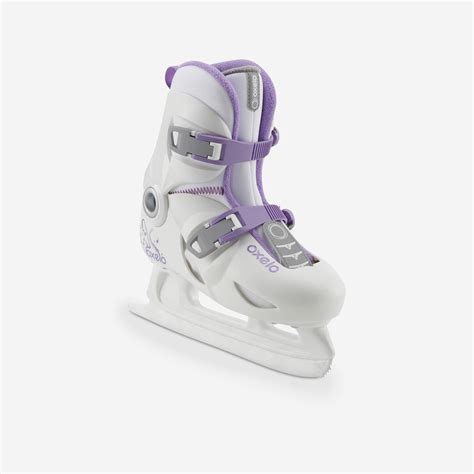 Play 3 Girls Ice Skates White Oxelo Decathlon